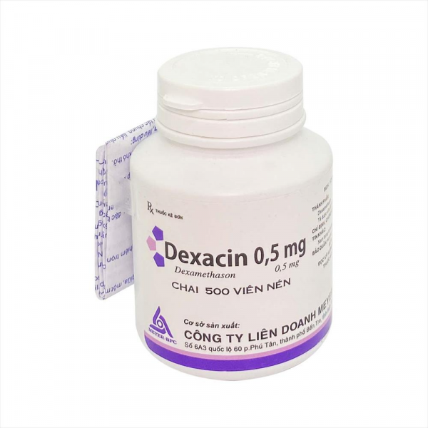 Dexacin Dexamethasone 0,5Mg Dp Bến Tre (L500 V)