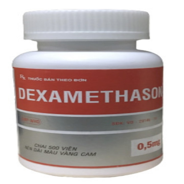 Dexamethason Ngọt Cam _Tiền Giang (Lọ500 Viên) Nén