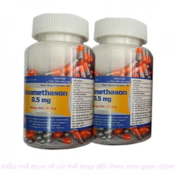 Dexamethasone 0.5G Viên Nhộng Thành Nam (L200V)