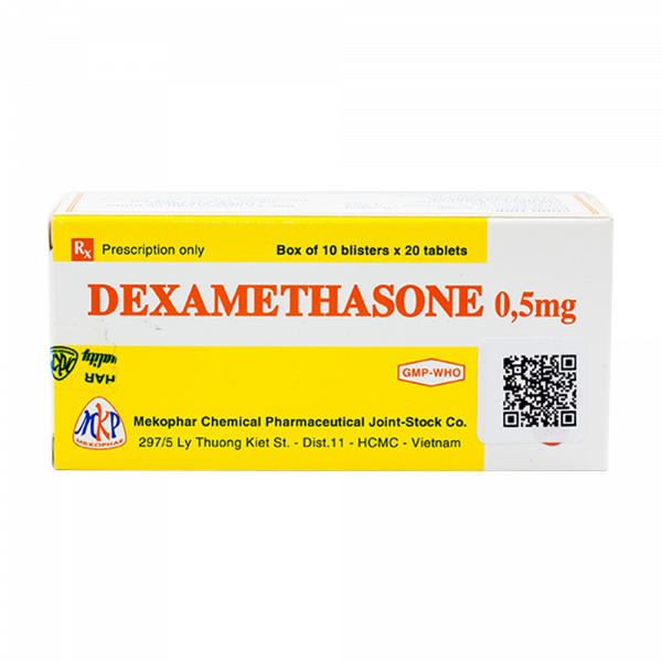 Dexamethasone 0.5Mg Mekophar (H200V)