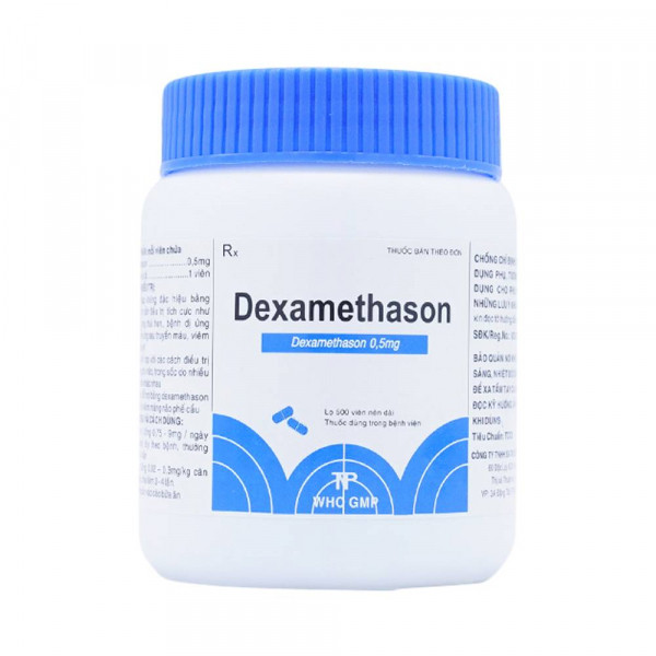 Dexamethasone 0,5Mg Thành Nam Viên Nén (L500V) - Xanh