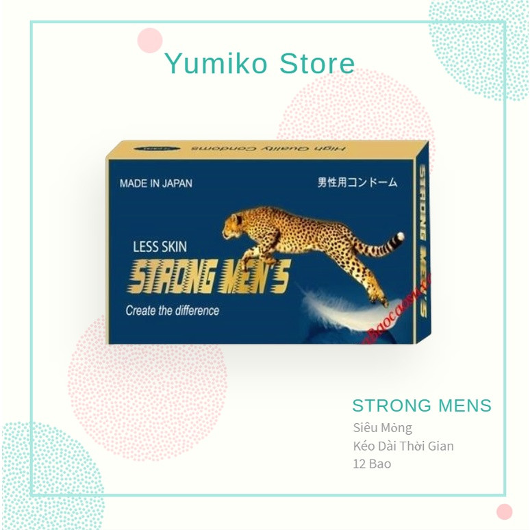 Bao Cao Su Strongmen (H/12C) xanh trơn siêu mỏng