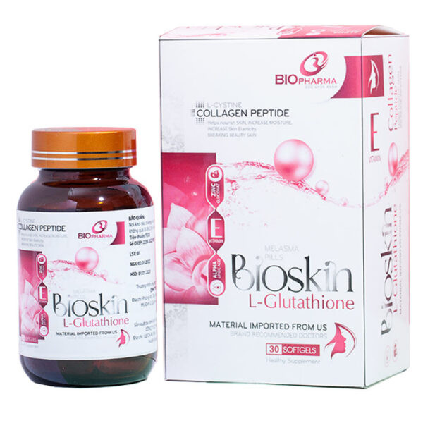 Bioskin L-Glutathion Viên Uống Đẹp Da (Lọ/30 Viên)