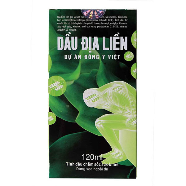 Dầu Địa Liền Dự Án Đông Y Việt (C/120Ml)
