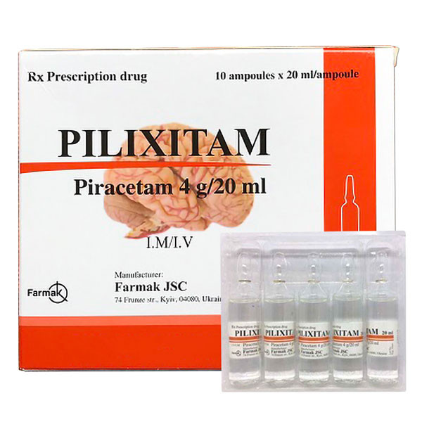 Pilixitam Piracetam 4G/20Ml (H/10Ống)