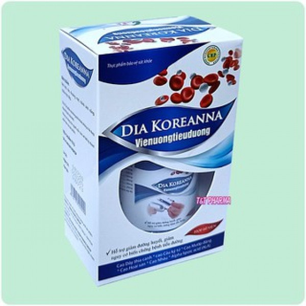 Dia Koreanna Viên Uống Tiểu Đường (Lọ60V) D3.27