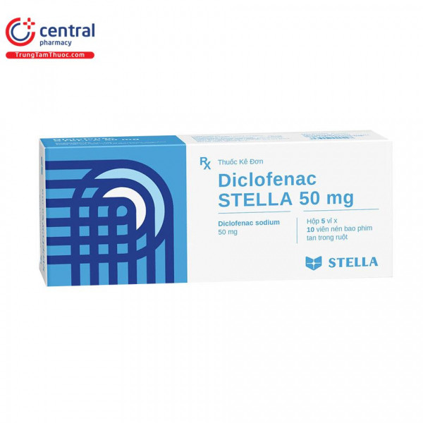 Diclofenac 50Mg _Stella (Hộp50 Viên) Stadlofen