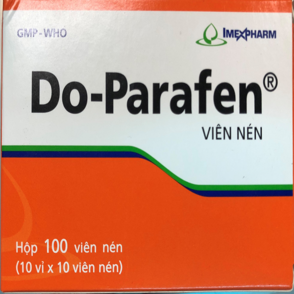 Do-Parafen (Paracetamol 500Mg) _Imexpharm (H100V)