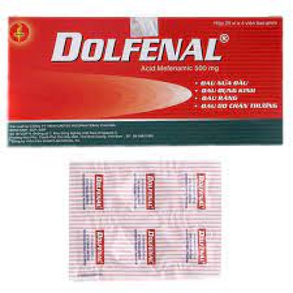 Dolfenal 500Mg Ngoại _United Pharma (H25 Vỉ X 4V)