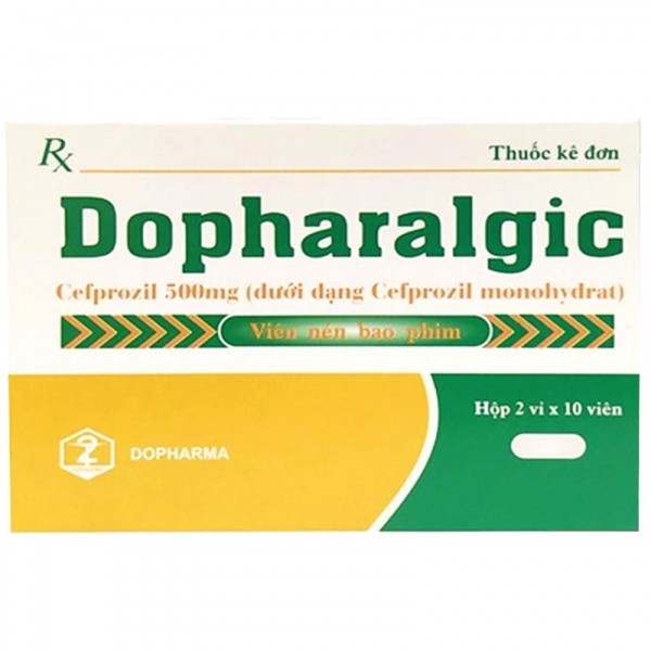 Dopharalgic 500Mg (Cefprozil 500) _Dopharma Tw2 (H20V)