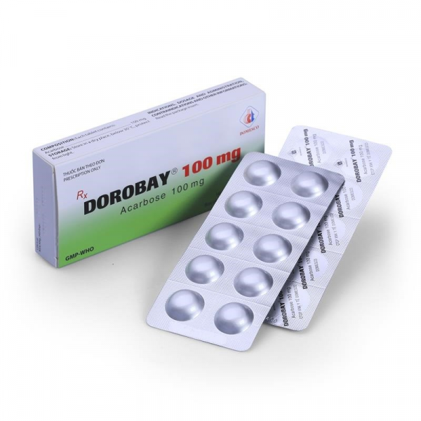 Dorobay Acarbose 100Mg Domesco (H30V)