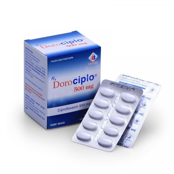 Dorociplo Ciprofloxacin 500Mg Domesco (H100V)