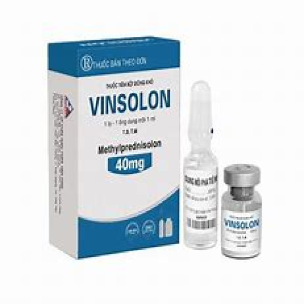 Vinsolon 40Mg (Methylpred 40Mg) Tiêm _Vĩnh Phúc (Hộp/1 Lọ) Bé