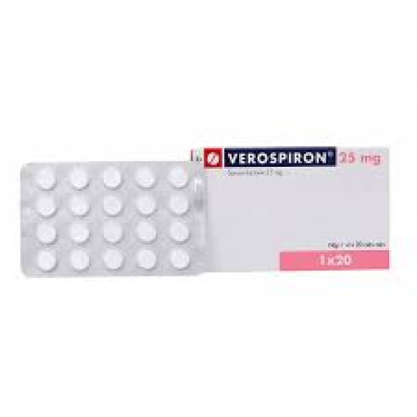 Verospiron 25Mg (Spironolactone) _Hunggary (H/20V)
