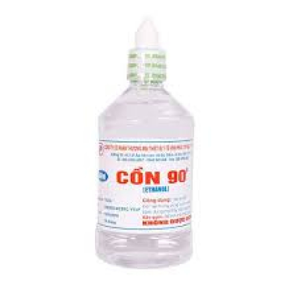 Cồn 90 Độ Hóa Dược (C/500Ml) bán 1 kiện 25 chai