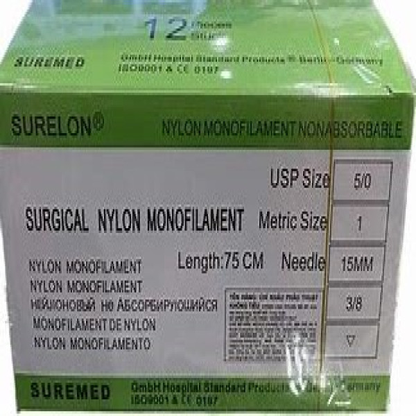 Chỉ Khâu Phẫu Thuật Không Tiêu Surelon Số 5 (H/12 Sợi)