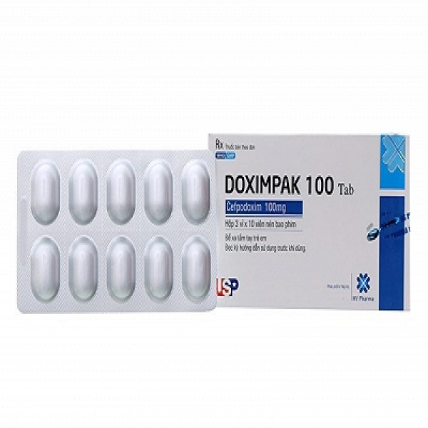 Doximpak 100Mg (Cefpodoxim ) Viên _Us (H30V)