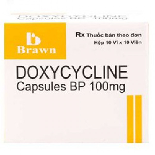Doxycycline 100Mg Brawn Ấn (H100V)