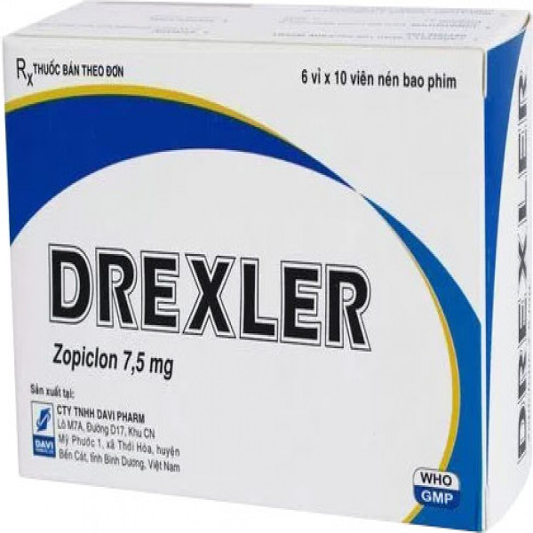 Drexler Zopiclon 7.5Mg (H60V)
