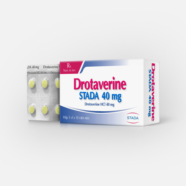 Drotaverine 40Mg Stada (Hộp5 Vỉ X 10V)