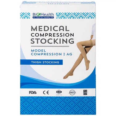 Vớ Y Khoa Điều Trị Giãn Tĩnh Mạch Gối Medical stocking (Hộp/1 Đôi) cỡ XL