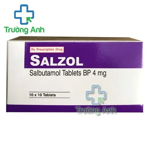 salzol 4mg Ấn (salbutamol 4mg) (H/100v)