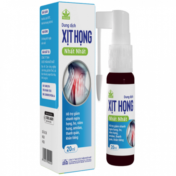 Dung Dịch Xịt Họng Nhất Nhất (C20Ml)