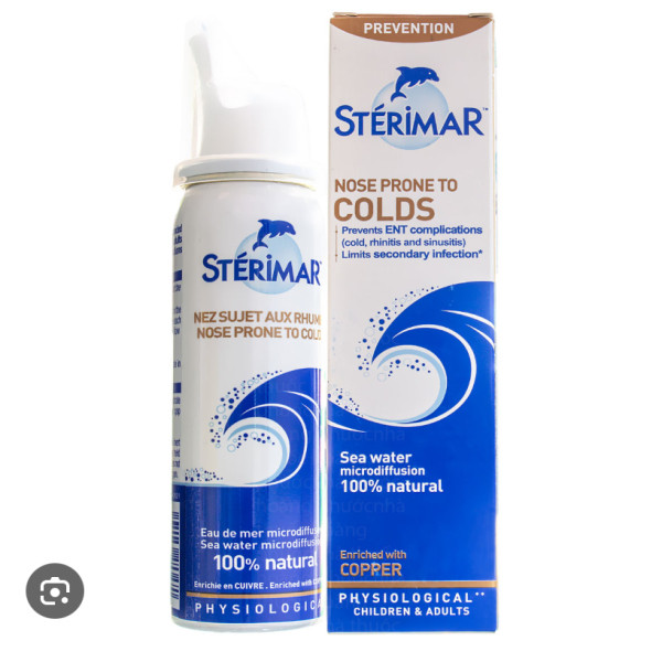 Dung Dịch Xịt Mũi Sterimar Colds (C50Ml)