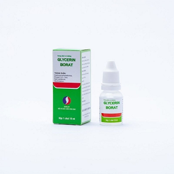 Dung Dịch Rơ Miệng Glycerin Borat (Lốc10L10Ml)