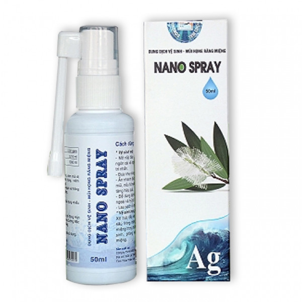 Dung Dịch Vệ Sinh Mũi Họng Răng Miệng Nano Spray (C50Ml)