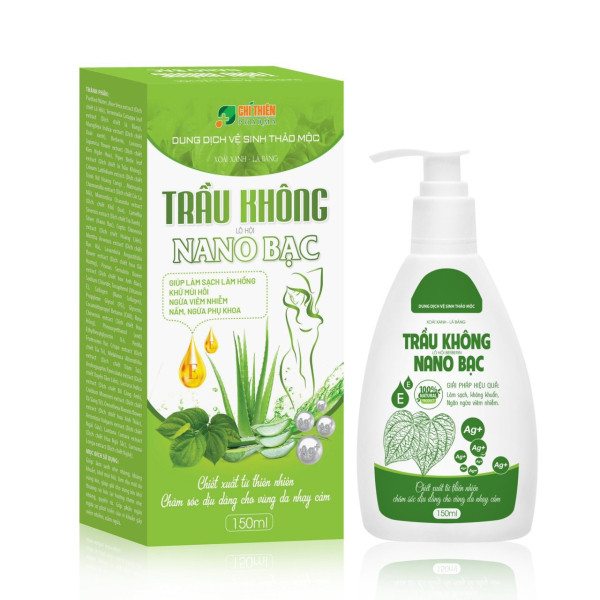 Dung Dịch Vs Trầu Không Nano Bạc, Vòi _Chí Thiện (Lọ150Ml) K120