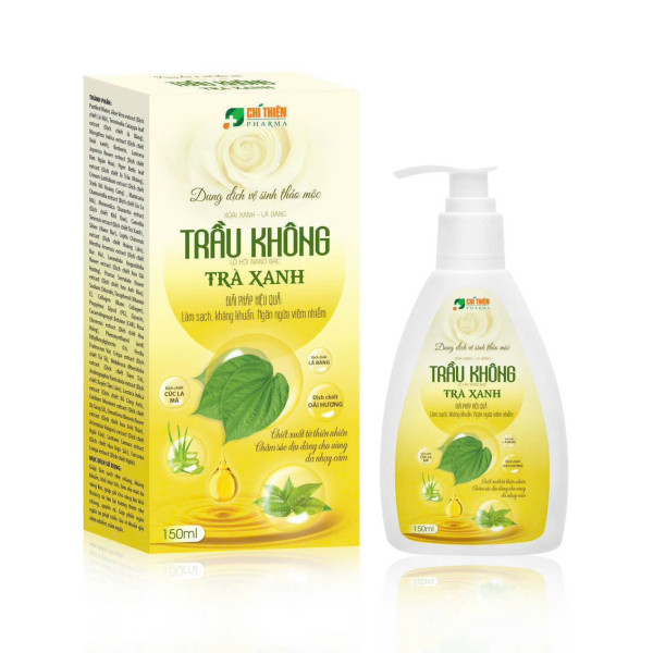 Dung Dịch Vệ Sinh Trầu Không Trà Xanh, Vòi _Chí Thiện (C150Ml) K120