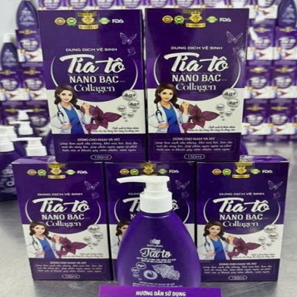 Dung Dịch Vs Tía Tô Nano Bạc Collagen (Bác Sĩ), Vòi (C150Ml)