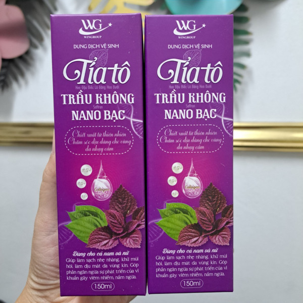 Dung Dịch Vs Tía Tô Trầu Không Nano Bạc _Tròn ,Wg (C150Ml)