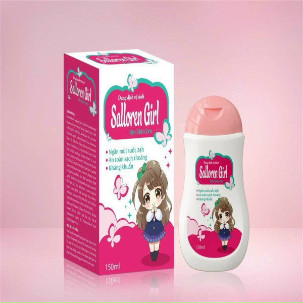 Dung Dịch Vs Trẻ Em Salloren Girl Hồng (Lọ150Ml)