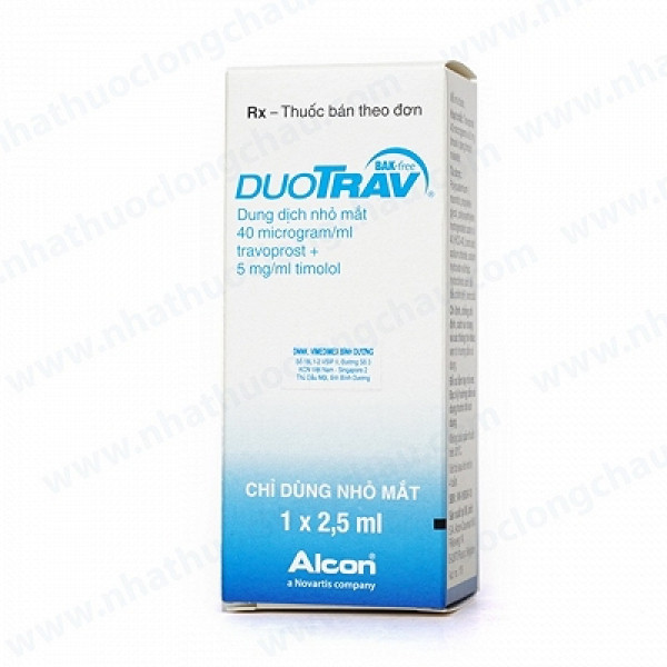 Duotrav Nhỏ Mắt _Alcon (Lọ2,5Ml)
