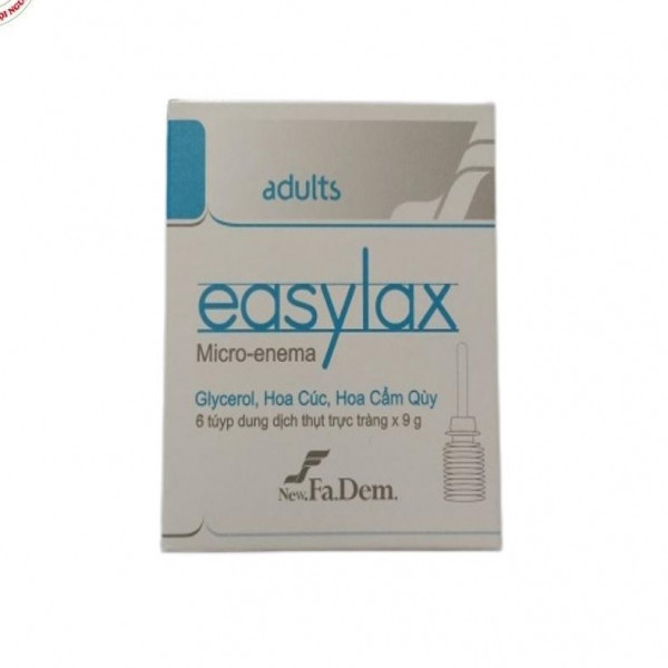 Easylax Adults Thụt Tràng 9G _ Ý (Hộp6Tuýp)
