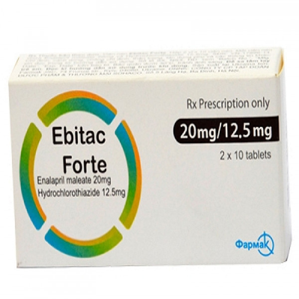 Ebitac Fort 20Mg12.5Mg Farmak (H20V)