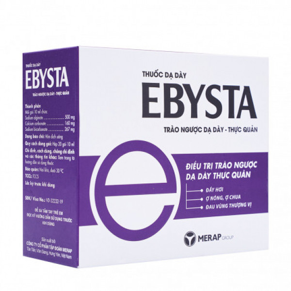 Ebysta Gel Dạ Dày _Merap (Hộp20 Gói10Ml)