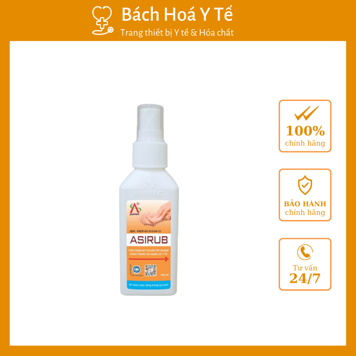 Asirub Rửa Tay Khô (Chai 100Ml)