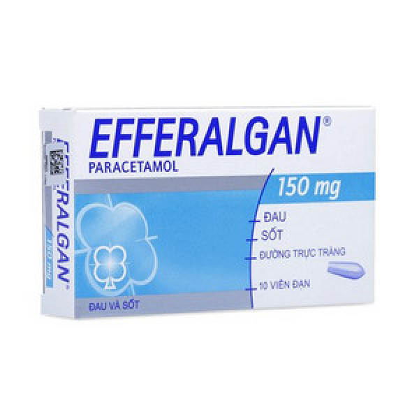 Efferalgan 150Mg Đặt _Pháp (H10Viên Đặt)