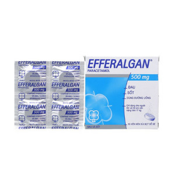 Efferalgan 500Mg Sủi _Pháp (H4 Vỉ X 4V)