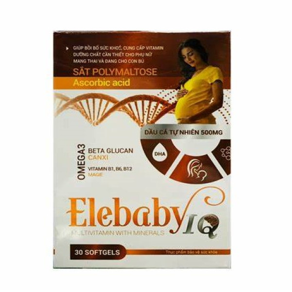 Elebaby Iq Bổ Bầu _Gỗ Nâu (Lọ30V)