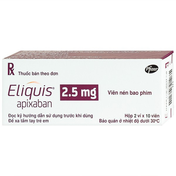 Eliquis 2.5Mg Apixaban (H20V)