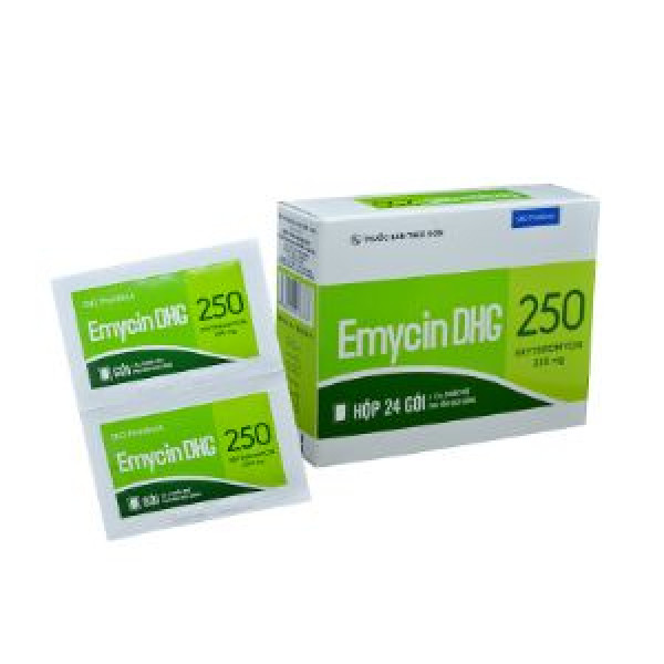 Emycin 250Mg Ery Gói _ Hậu Giang (H24G1,5Gr)