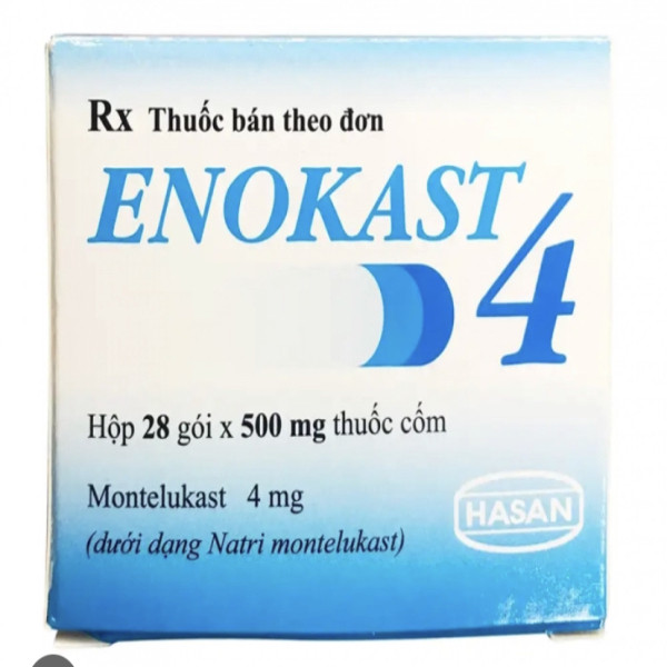 Enokast 4Mg (Montelukast) _Hasan (H28 Gói X 500Mg)