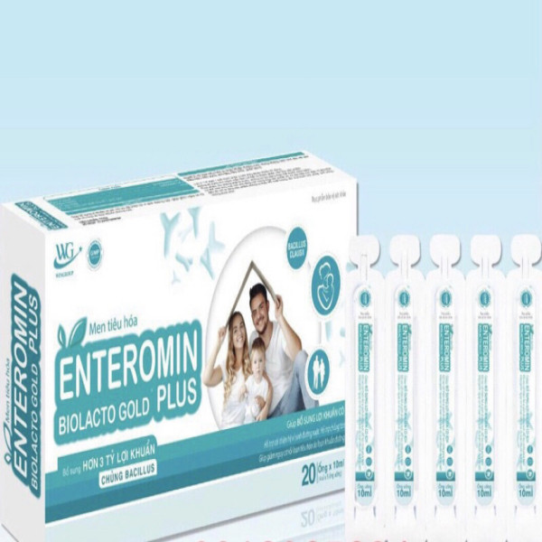 Enteromin 3 Tỷ Gia Đình Trắng _Wg (Hộp20 Ống)