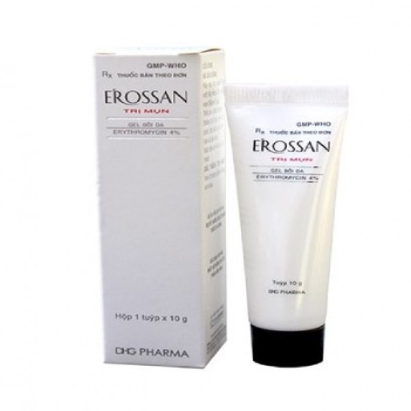Erossan Mụn (Erythromycin 4 %)_ Dhg (Tuýp 10G)