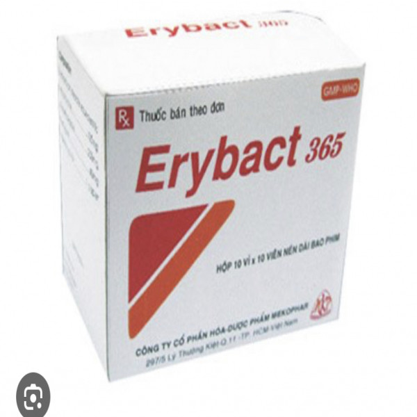 Erybac 365Mg _Mkf (H10 Vỉ X 10 Viên)
