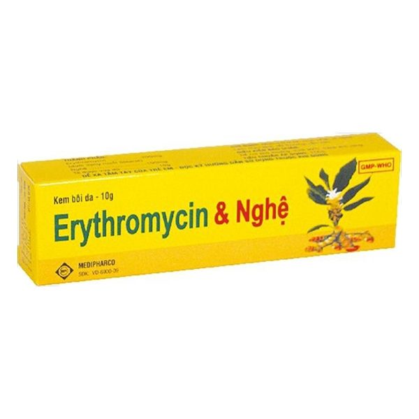 Erythromycin & Nghệ _Huế (Cọc10Tuýp10Gr)